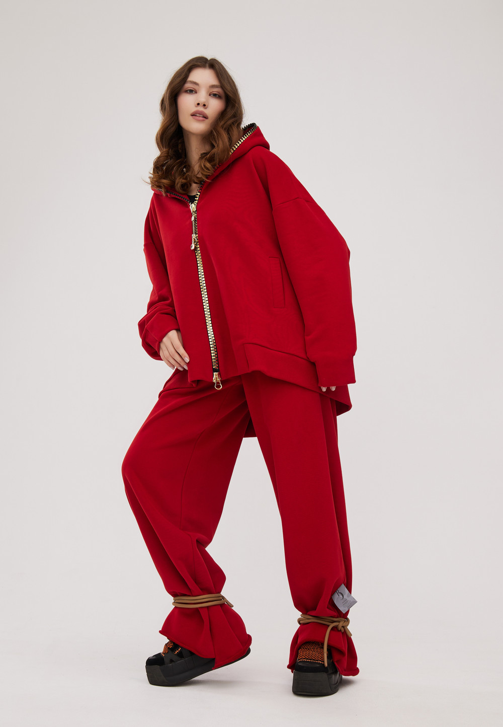 Худи WEST-2 Спорт Шик Красный