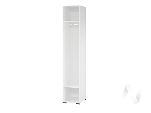 Пенал универсальный МШ-21 Спальня Модена (белый/белый)