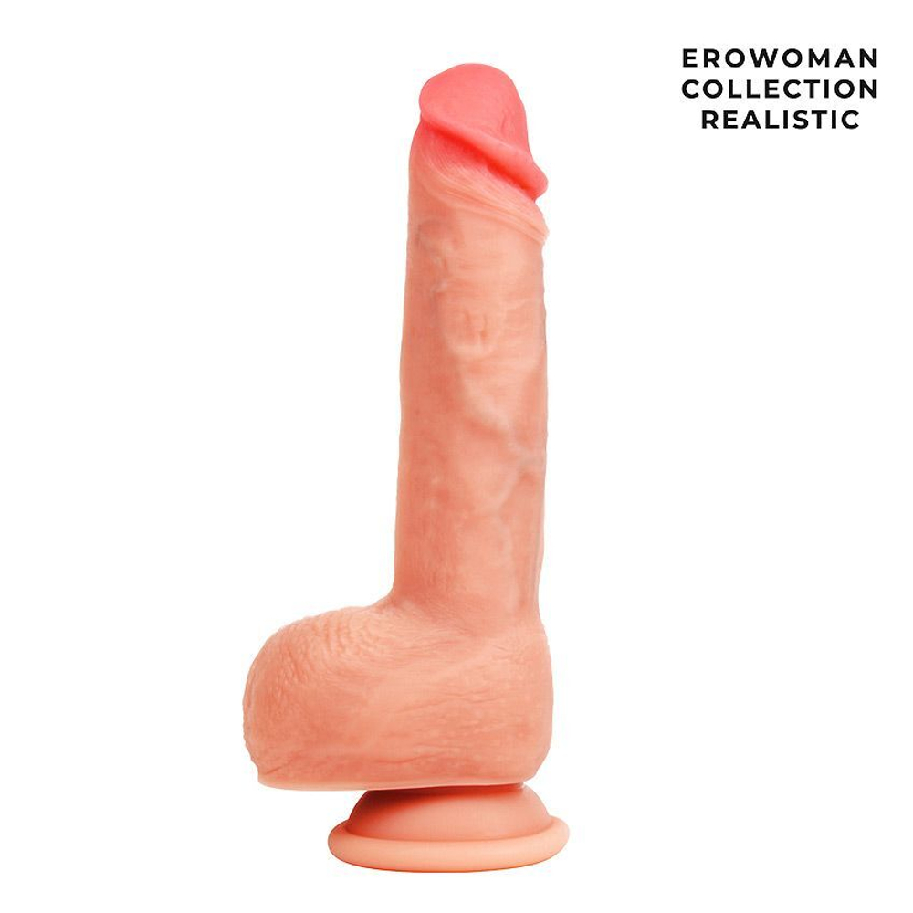 Фаллоимитатор Erowoman-Eroman Дерзкий, на присоске, 16 см