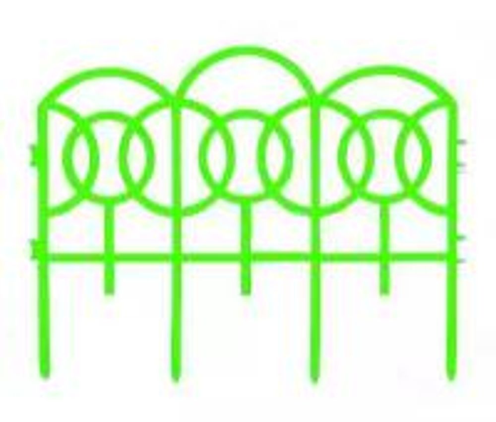 Забор-бордюр 3м ''Флорида'' (7 секц.,выс 315мм)