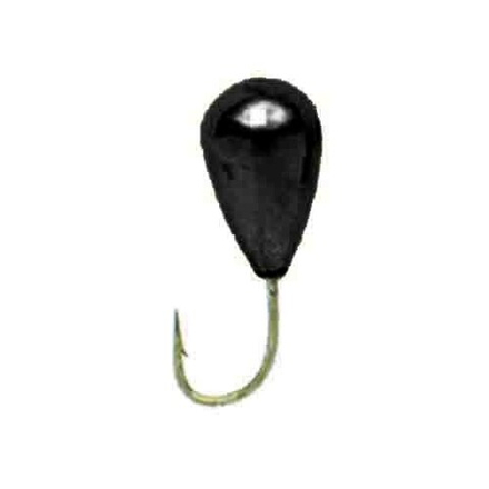 Мормышка вольфрамовая Lucky John КАПЛЯ с отверстием и кембриком 030/B