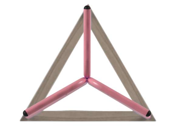 Вешалка напольная Галилео 213 розовый/шимо