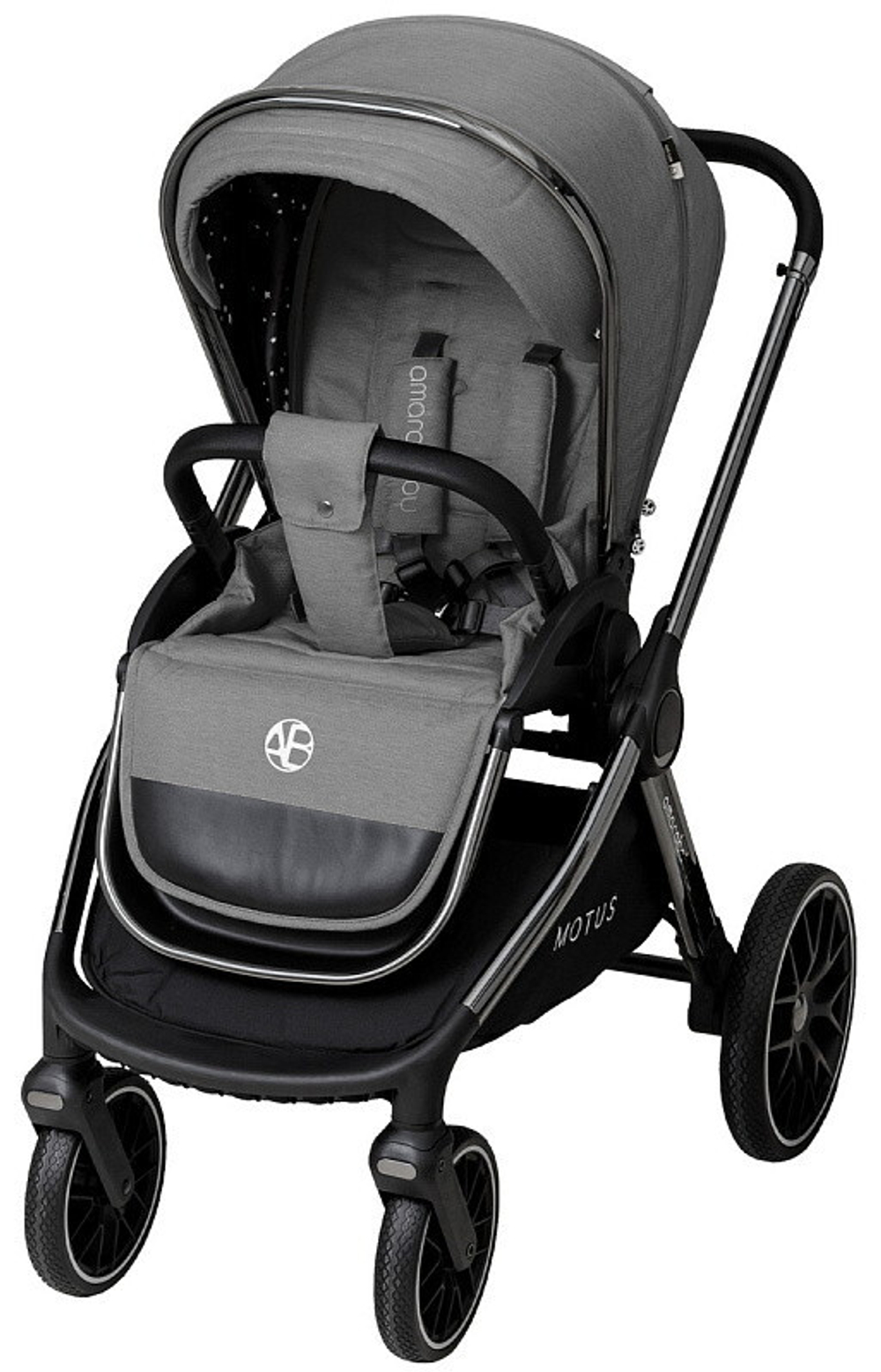 Детская коляска AmaroBaby Motus 3 в 1 серый