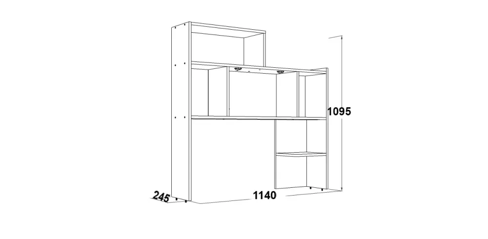 Омега 18 Полка настольная