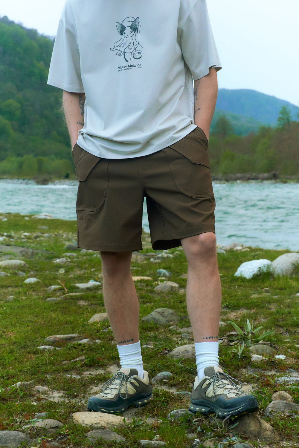 Шорты Called a Garment Hikercore "Brown"