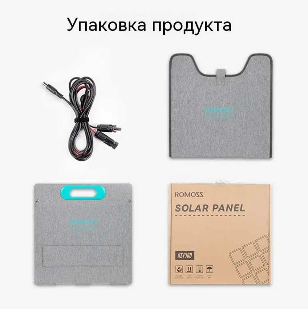 Портативная солнечная панель Romoss RSP100 100 Вт