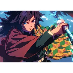 Постер Giyuu Tomioka - Demon Slayer