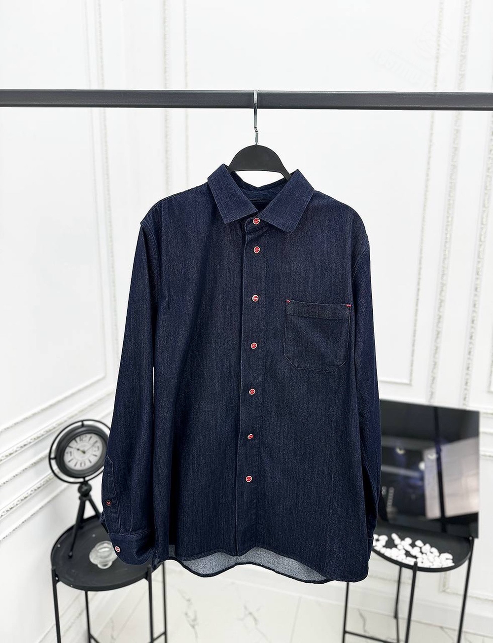Джинсовая рубашка Kiton