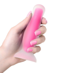 Розовая светящаяся в темноте анальная втулка 12,5см ToyFa Beyond John Glow 873008