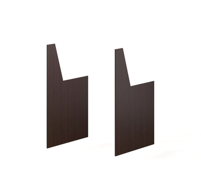 LUNA Пара боковых панелей ДУБ ТЕМНЫЙ