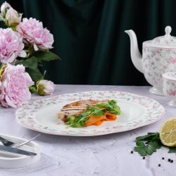 Блюдо овальное 34*27 cм h2,5 см   Noble [1]