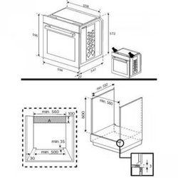 Электрический духовой шкаф Hotpoint FE8 1352 SP BLG