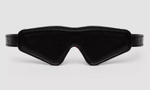 Двусторонняя красно-черная маска на глаза Reversible Faux Leather Blindfold