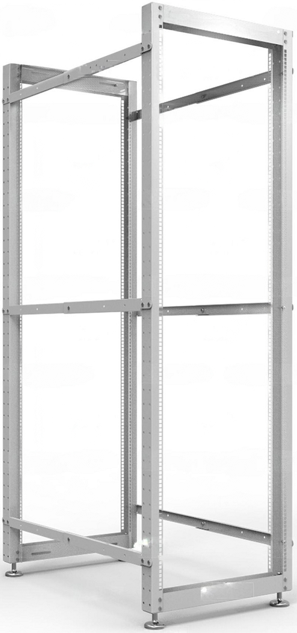 Открытая стойка двухрамная 19", 42U NTSS NTSS-2POR42U/600-1000