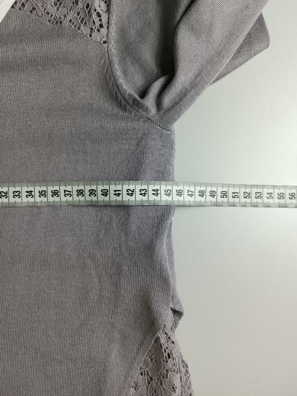 Джемпер INCITY с ажурными вставками 46 размер