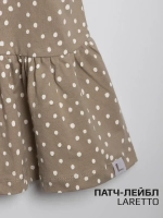 Платье для девочки в горошек