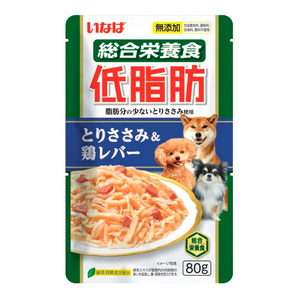 Влажный корм Inaba Teishibo куриное филе с куриной печенью в желе для собак 80г (Инаба)