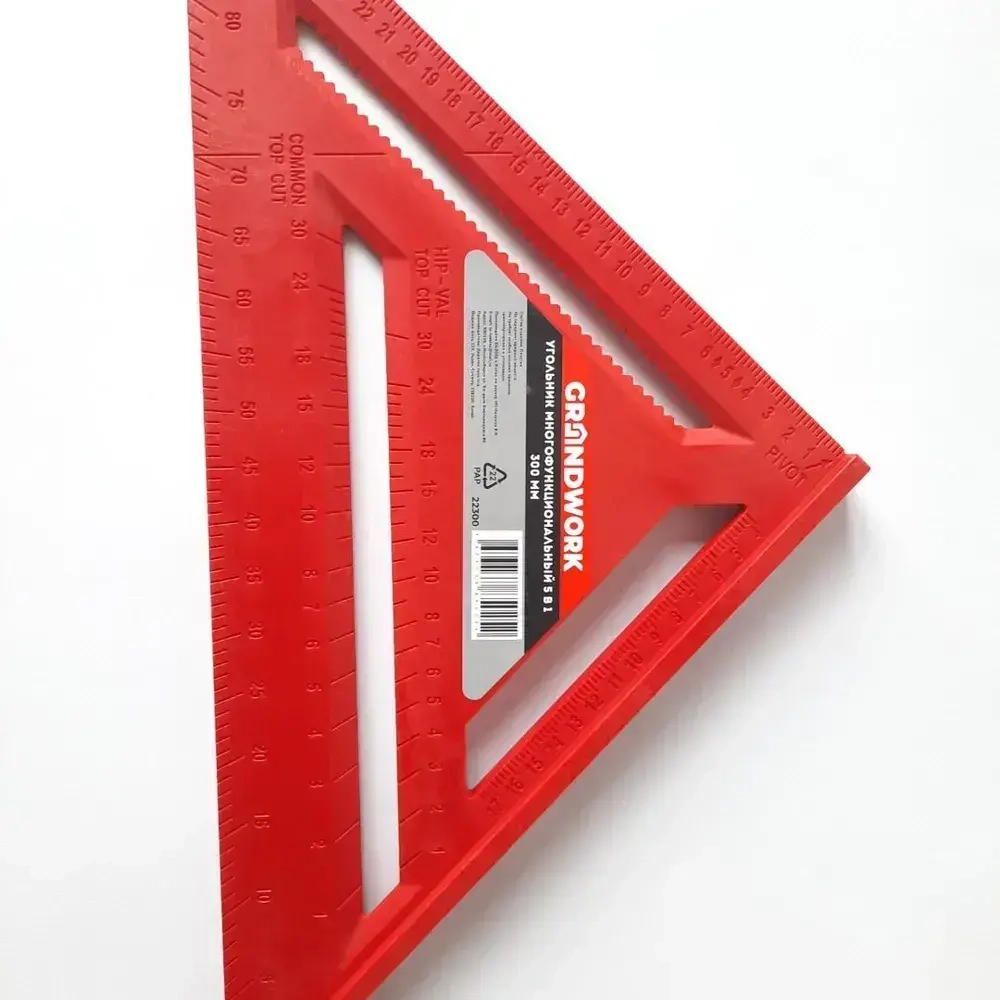 Угольник измерительный 300 мм "тип Свенсона", усиленный GRANDWORK 22300