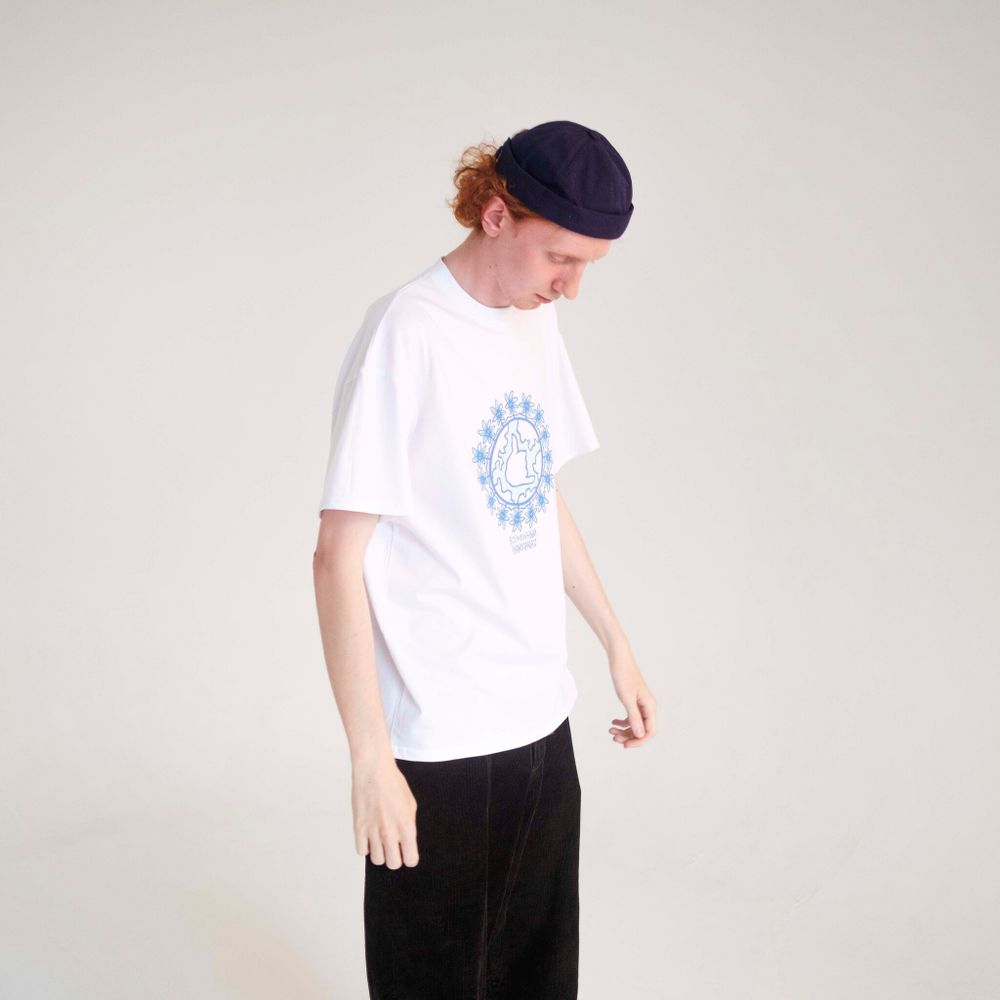 Футболка Полный Popandopalaz Белая