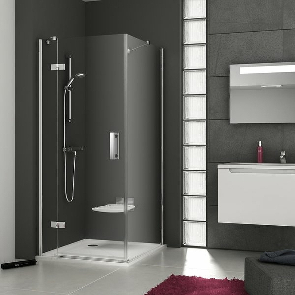 Душевая стенка Ravak SmartLine SMPS-90 L 9SL70A00Z1 профиль Хром стекло Transparent