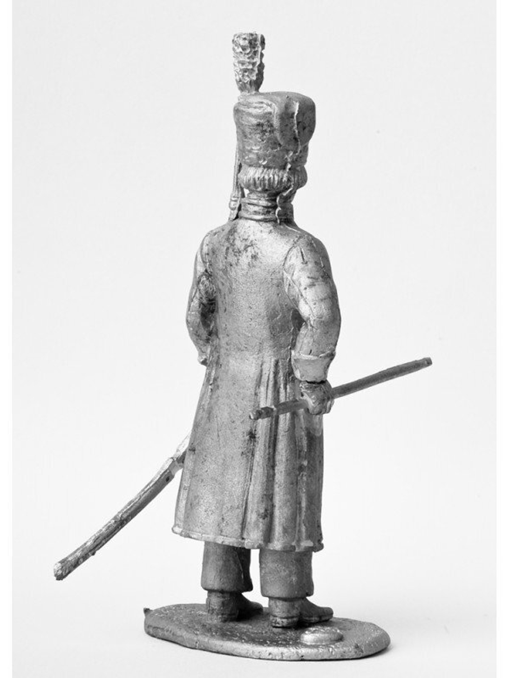 Оловянный солдатик Офицер Чугуевского полка в зимней форме, 1798-1800 г. г.