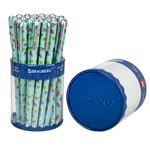 Ручка шариковая BRAUBERG SOFT TOUCH STICK "JUICY FRUIT", СИНЯЯ, мягкое покрытие, узел 0,7 мм, 143704