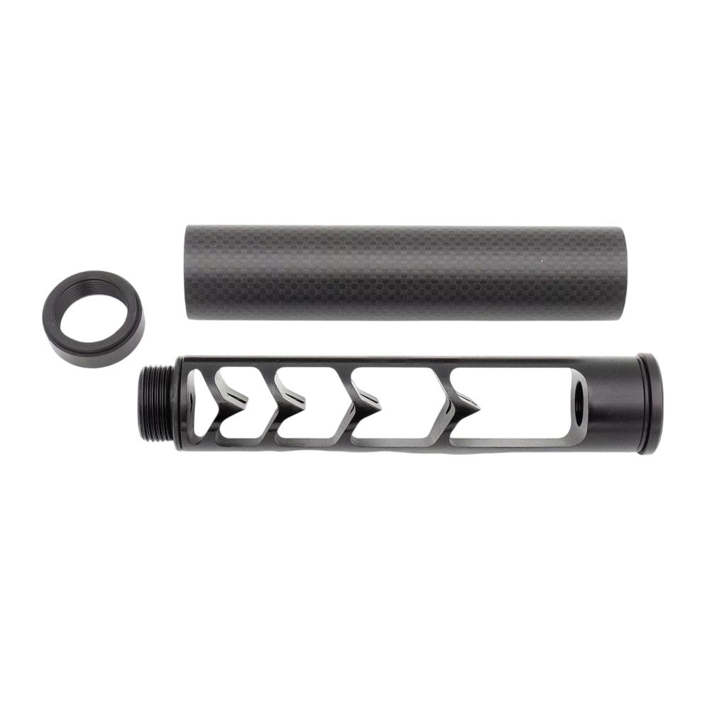 Карбоновый ДТК закрытого типа Москит для мелкашек Baikal 161, ТОЗ-78 (.22LR, 1/2х20, 1/2х28, 15х1, 18х1), BRT