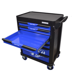 Инструментальная тележка GW-7ST Blue (Great Wolf ) 7 ящиков, увеличенные колеса с тормозом, ЦЗ