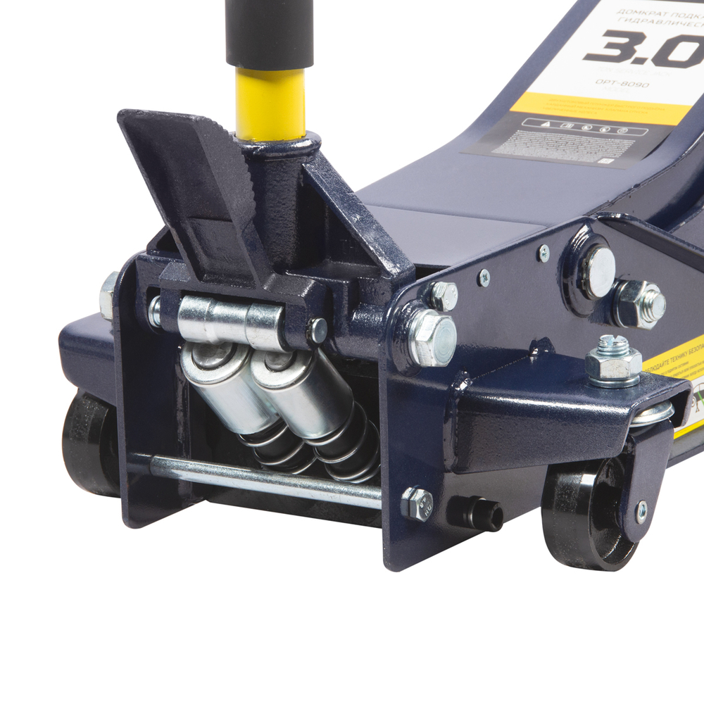 OPT-8090 Домкрат подкатной, г/п 3т. 80-515 мм с ножной педалью