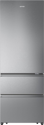 Отдельностоящий двухкамерный холодильник Gorenje NRM720FSXL4