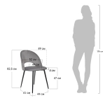 Стул Bradex Home Leo латте