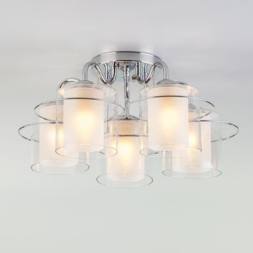 Люстра потолочная 30160/5 хром Darcy Eurosvet