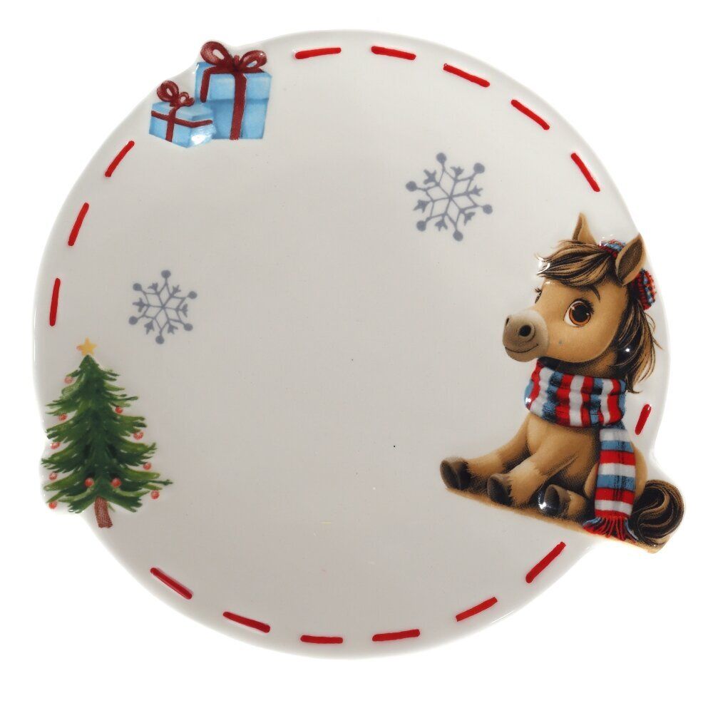 GAEM Тарелка "Лошадка", L16 W15 H1,5 см