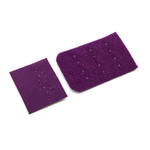 Застежка на крючки и петли (2 ряда), СЛИВА