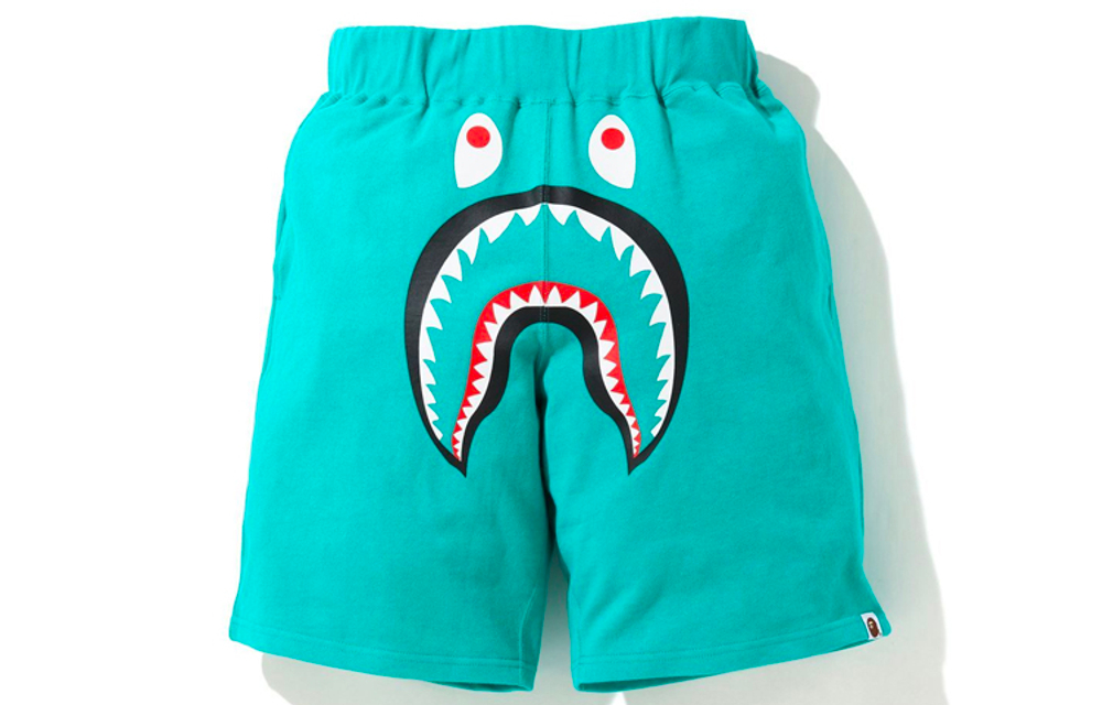 A Bathing Ape Shark Wide Sweatshort