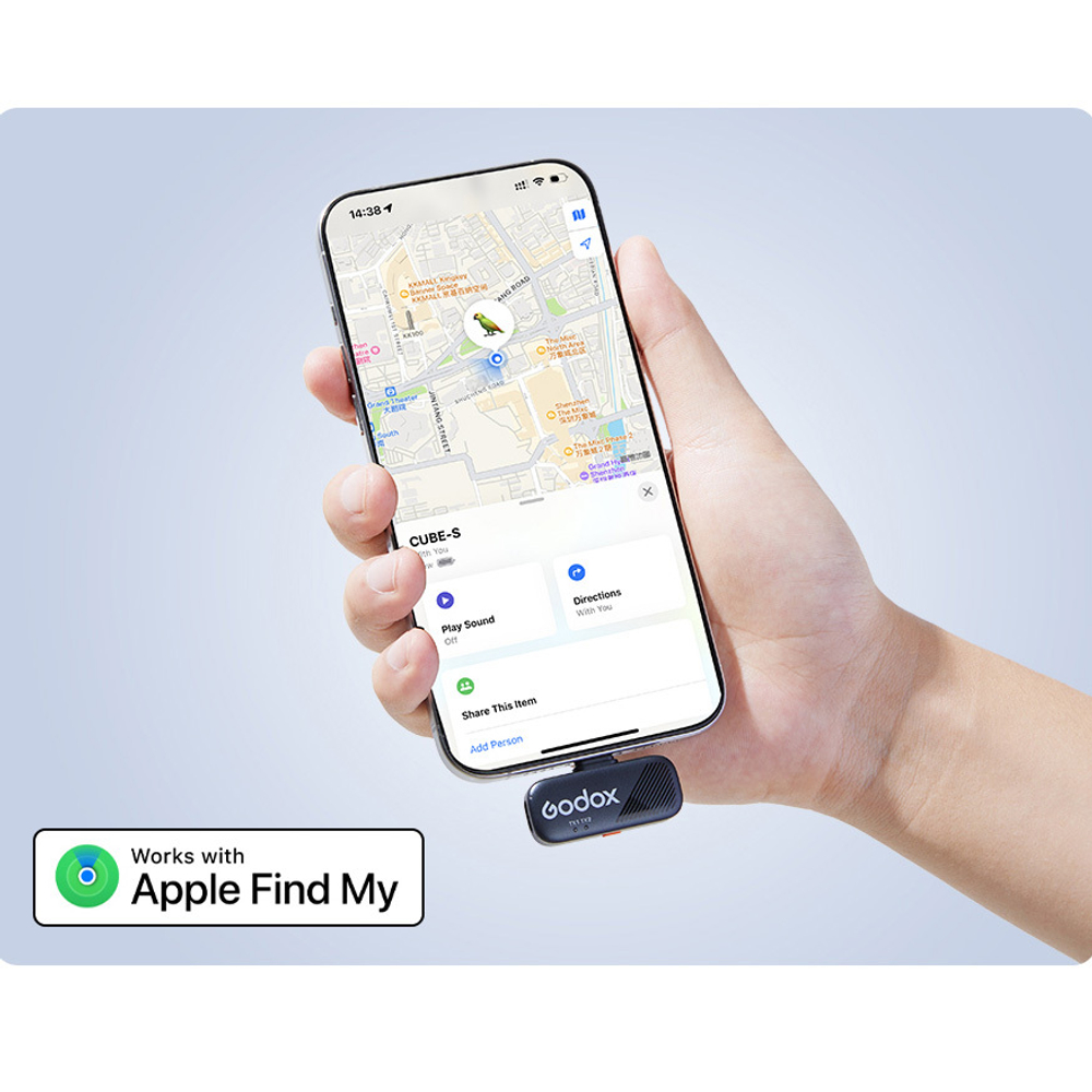Петличная радиосистема Godox Cube SC Kit 2 для смартфона