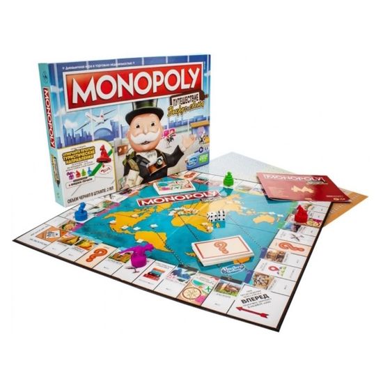 Настольная игра Hasbro Монополия Путешествие вокруг света