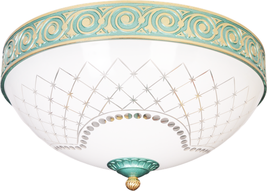 Потолочная люстра Reccagni Angelo PL.7202/3 GREEN