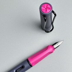 Ручка перьевая LAMY Lamy Safari Pink cliff с пером M (4038375) 4