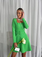 Платье цвета лайма