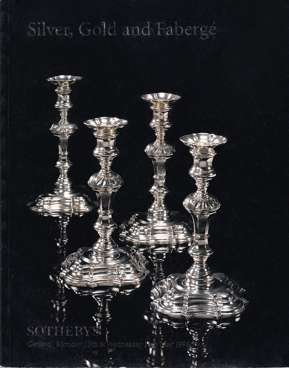 Каталог аукциона Sotheby's, Женева, Изделия из серебра и золота, Фаберже от 13 и 15 мая 1996 года