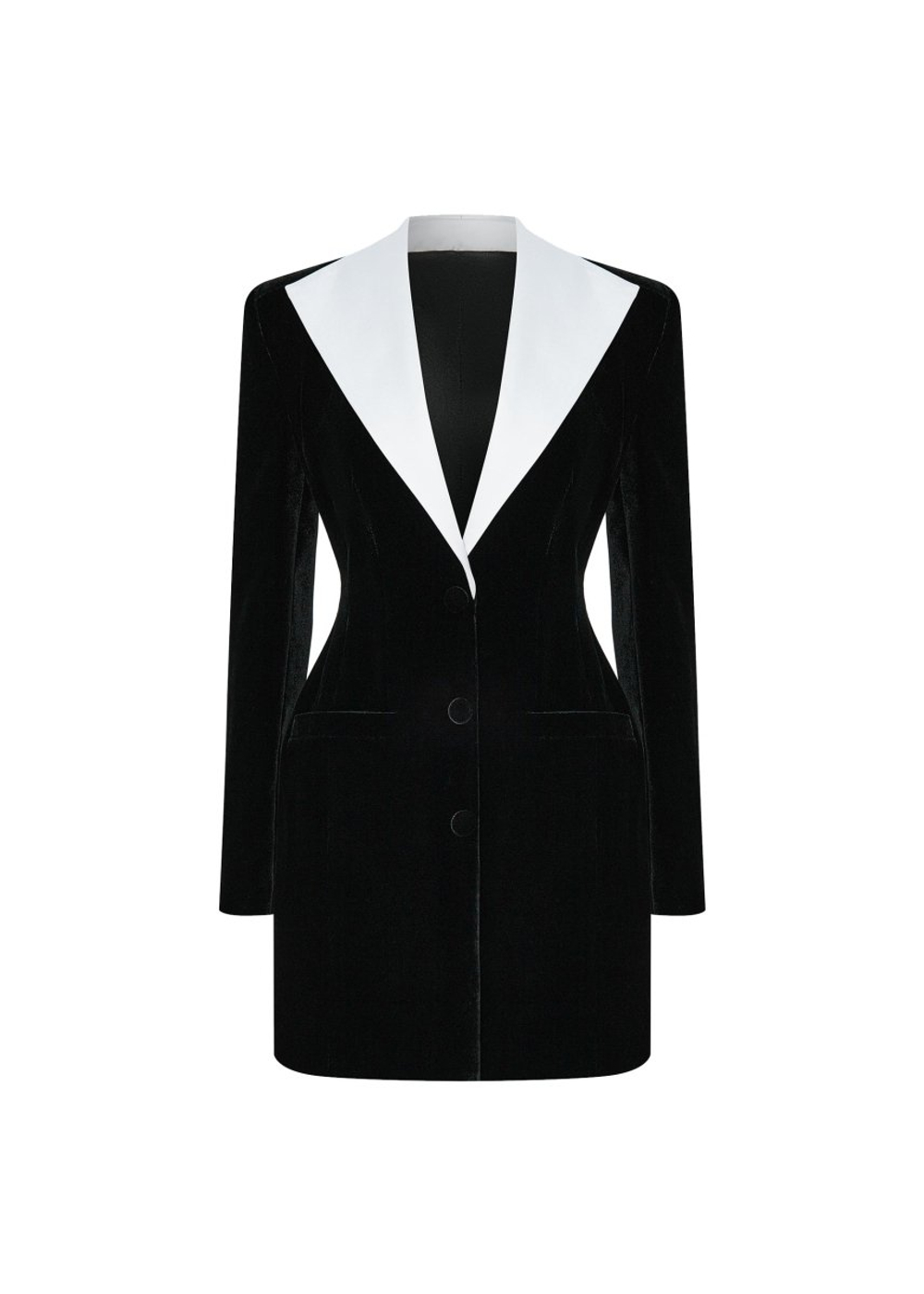 Платье мини из бархата