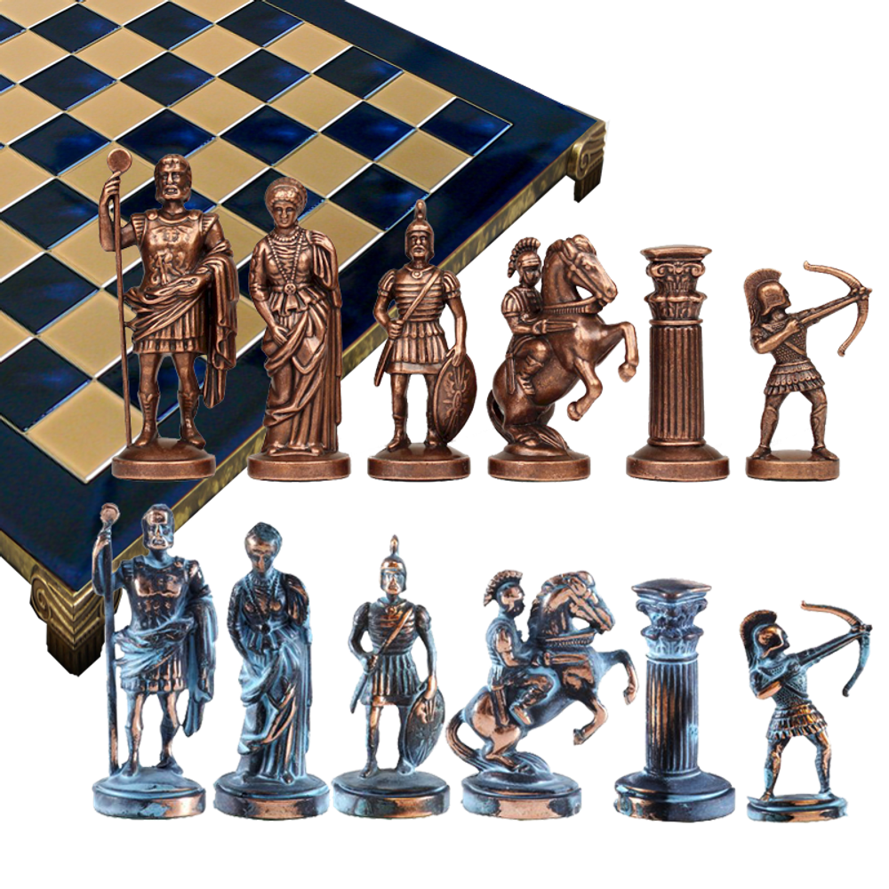 Manopoulos Шахматы подарочные Античные войны
