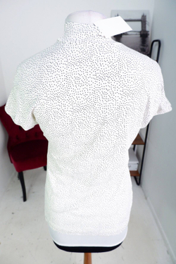 Блузка в мелкий горошек, визуально на 48/50 размер