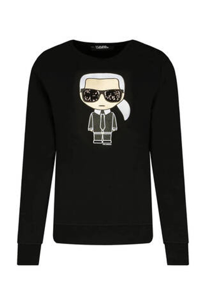 Худи ikonik karl Karl Lagerfeld - черный(210W1820)