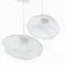 Подвесной светильник Cloud Ø90 см, прозрачный, белый