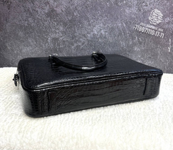 Портфель No Name из кожи крокодила