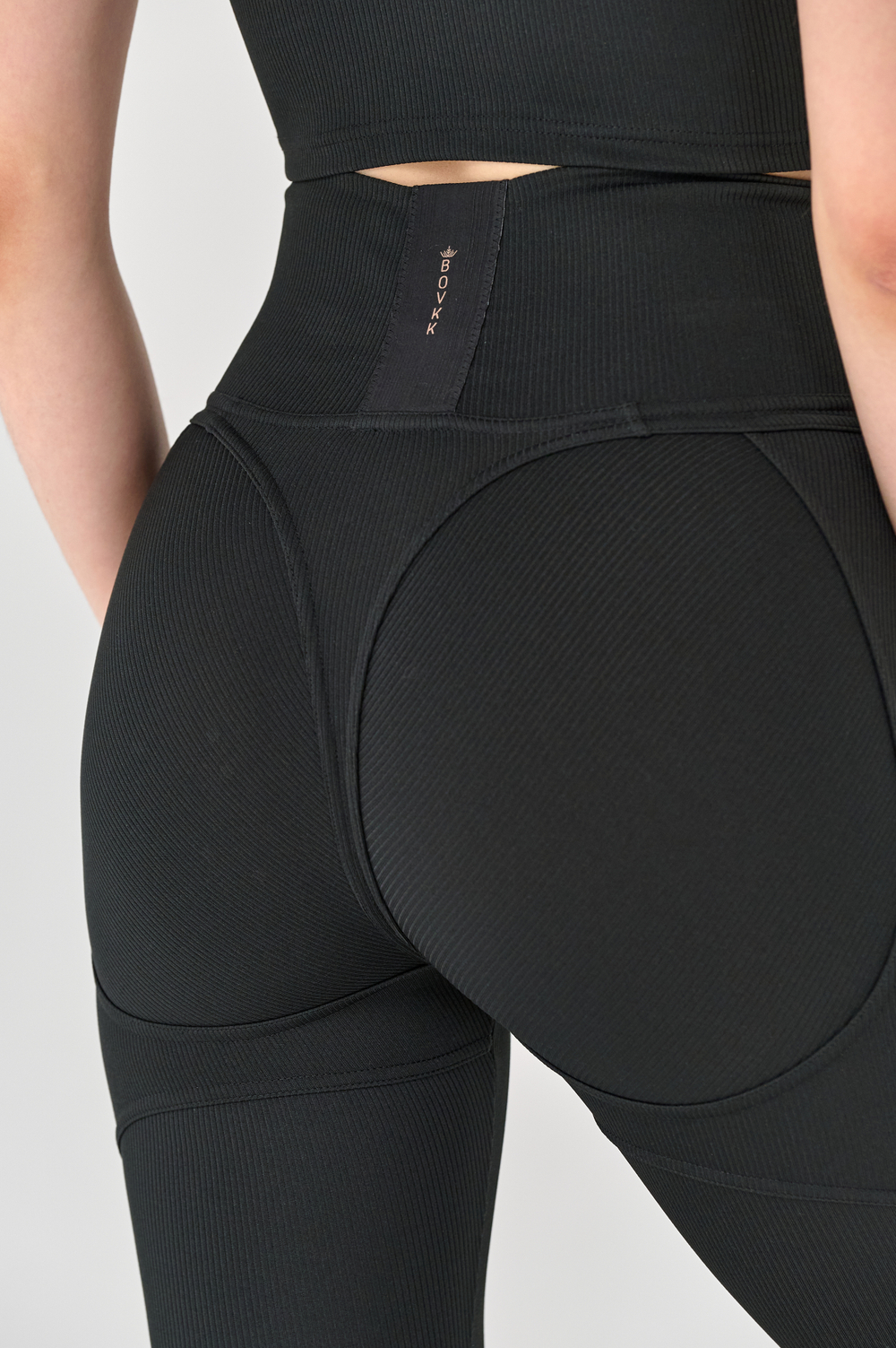 Леггинсы завышенные с мягким поясом