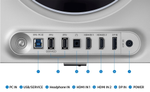 Монитор 27" Samsung LS27DG600SIXCI серебристый