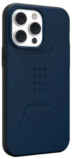 Чехол с поддержкой MAGSAFE Uag Civilian для iPhone 14 Pro 6.1", цвет темно-синий (Mallard)